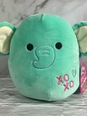 Squishmallow Diego The Teal Elephant Soft Plush Stuffed Animal